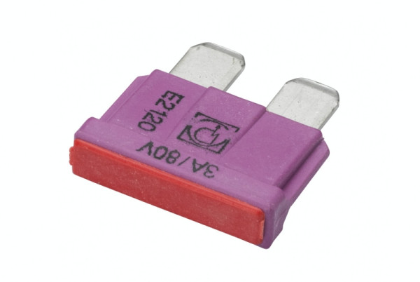 HELLA Sicherung, Standard-Flachstecksicherung, 3A, Spannung bis: 80V, lila, 8JS 711 683-202
