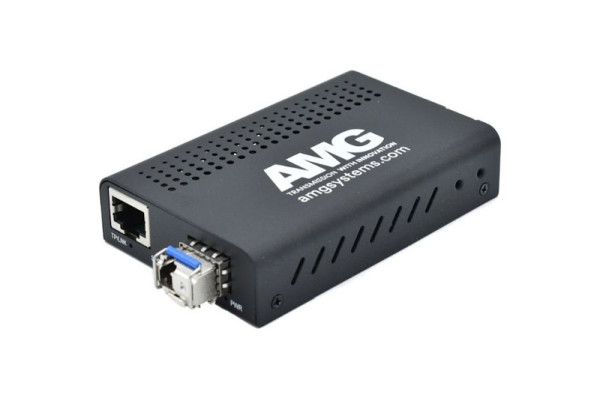 AMG Systems Medienkonverter, für 0°C bis 50°, 1 x 10/100BT RJ45, 1 x 100FX, SM, 1 Faser, A Typ, AMG210M-1F-1SS1A