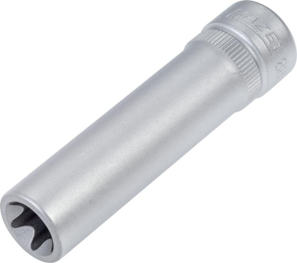 Hazet Steckschlüsseleinsatz TORX®, Vierkant hohl 10 mm (3/8 Zoll), Außen TORX® Profil, E12, Lange Ausführung, 880LG-E12