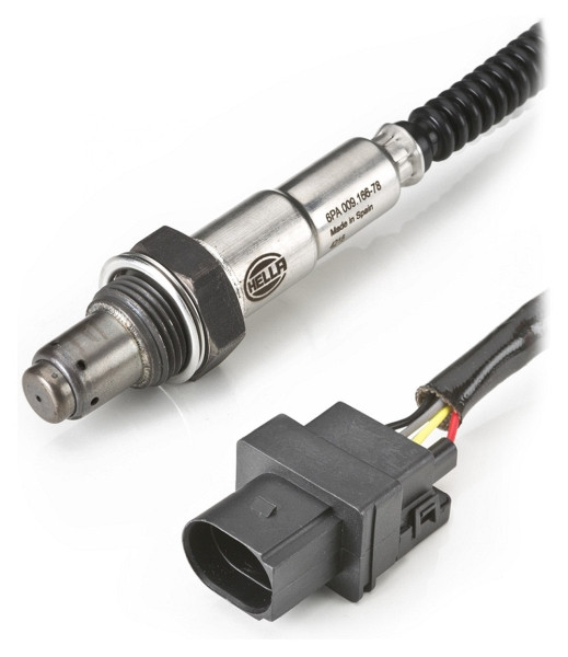 HELLA Lambdasonde, 6-polig, Kabel: 1200mm, 6PA 009 166-781