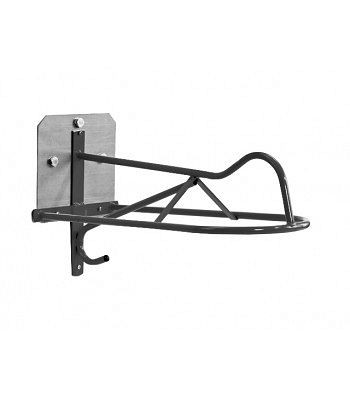Growi Western-Sattelhalter, für Sattelschrank mit Platte; Farbe: Schwarz, 10050845