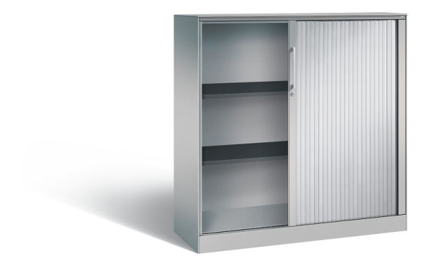 C+P Rollladenschrank Asisto, H1310xB1200xT435mm, Farbe: Weißaluminium, Bügelgriff, 3 OH, 143031-000 S10112