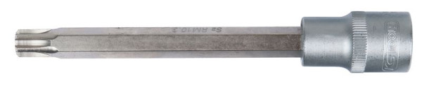 KS Tools Bit-Stecknuss für RIBE®-Schrauben, M10, 3, Länge 140 mm, 911.4506