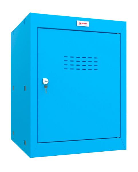 phoenix CL-Serie Größe 2 Würfelschließfach in Blau mit Schlüsselschloss, CL0544BBK
