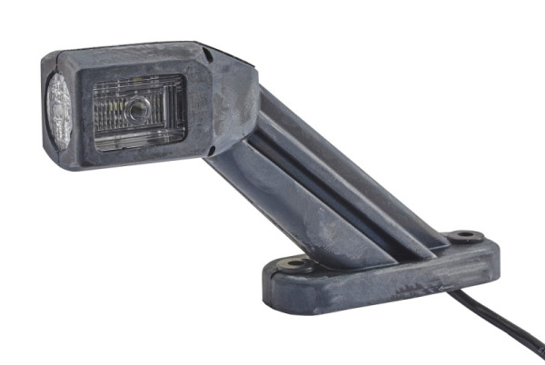 HELLA Umrissleuchte, LED, 12/24V, ECE, Kabel: 300mm, links/seitlicher Anbau, 2XS 011 769-697