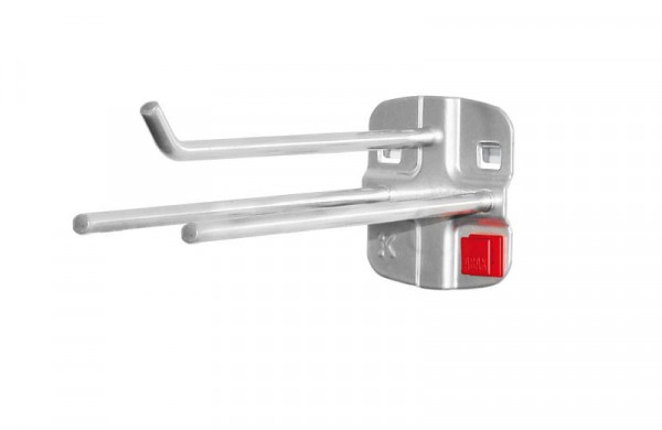 Kappes RasterPlan/ABAX Werkzeughalter 3-fach, L150 x B45 mm, alufarben, 3340.00.8001