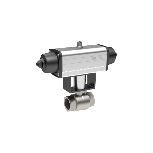 Riegler Edelstahl-KH, pneumatischer Stellantrieb nach NAMUR, einfachwirkend, Rp 3/8, 158760