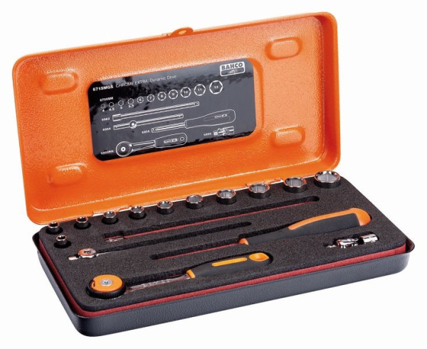 Bahco 1/4" Steckschlüssel-Satz, 16-teilig, 6715MGS, 7314151831332