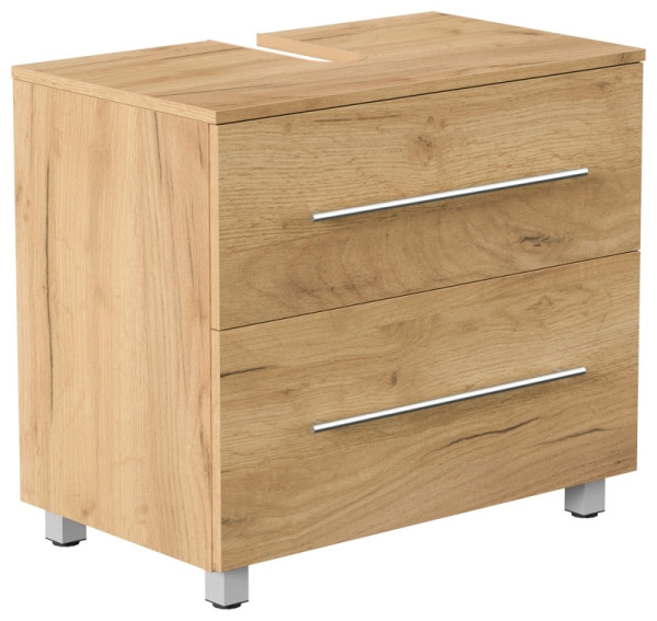Posseik Mondial Universal Unterbau auf Standfüßen 70 cm SoftClose eiche gold, UNTUNI70CM000010DE