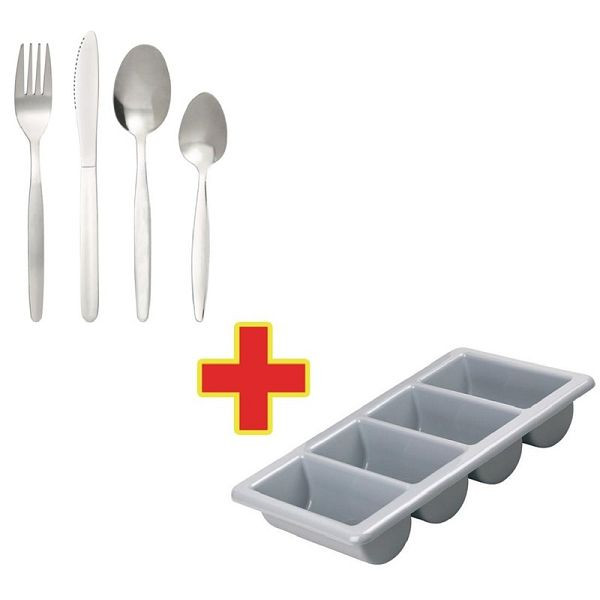 Olympia Kelso kleiner Besteckkasten mit Besteck aus Edelstahl (240 Teile), S274