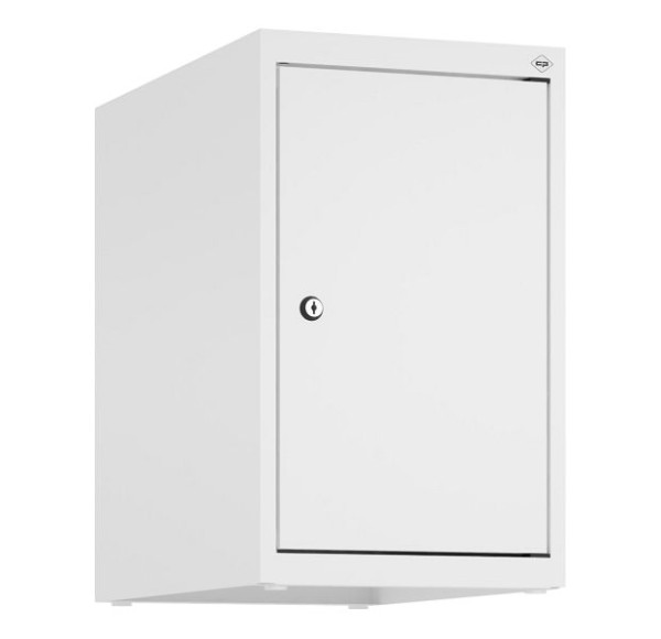 C+P Schrankaufsatz Classic PLUS, Aufsatzschrank, 9016/9016, Zylinderschloss, 500x300x500mm, 1 Abteil, 080090-10 S10029