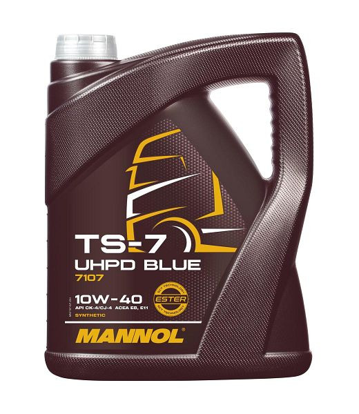 MANNOL Mehrbereichsöl 7107 TS-7 UHPD 10W-40 Blue, VE: 5 l, MN7107-5