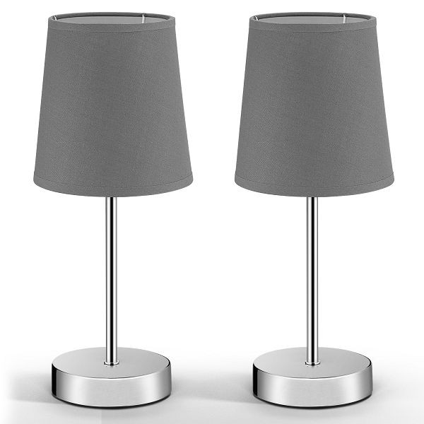 monzana Tischlampe Lumière 2er-Set Grau, 994683, 4251776907710