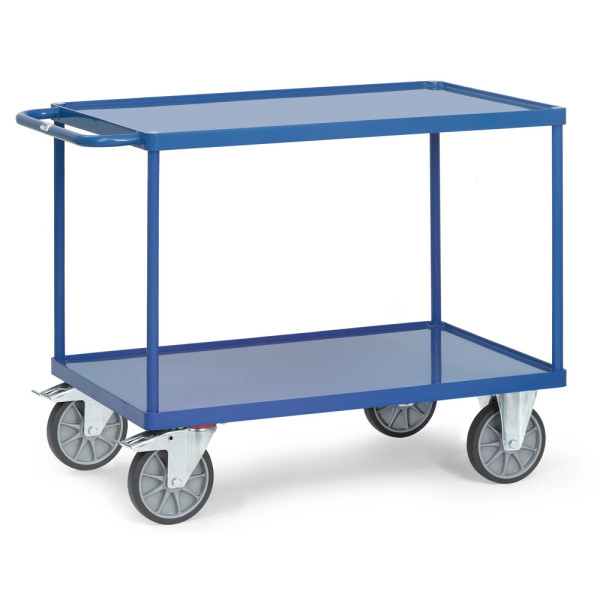Fetra Tischwagen - Stahlblech-Wannen, Ladefläche 1.000 x 600 mm, Etagenhöhen: 270, 900 mm, 2401W