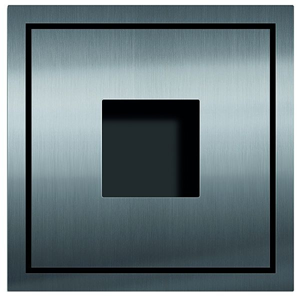 TCS Inputzmontageset aus Frontplatte flächenbündig und UP-Kasten für Serie AMI, für 1 AMI-Modul, 1-spaltig, ZAU2061-0030