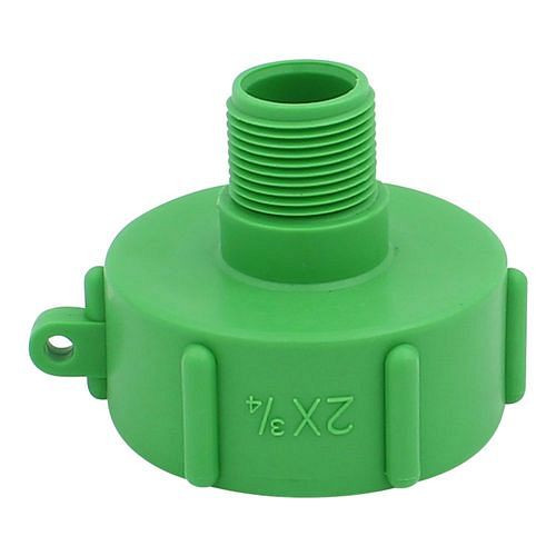 DENIOS IBC-Adapter, mit 3/4 Feingewinde AG, für Anschluss S60x6, VE: 5 Stück, 311461