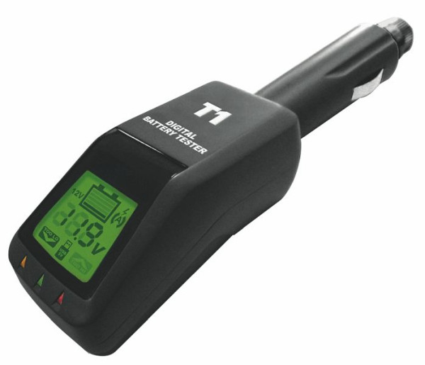 Helvi T1 Batterieüberwachung, Kfz-Batterietester Akkutest, USB-Anschluss 90 x 55 x 30 mm, 20269