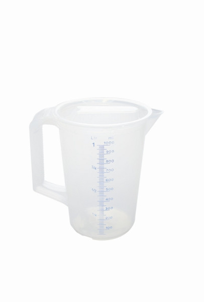 Schneider Messbecher-Set, 1 Liter + Deckel, geschlossener Griff, 200408