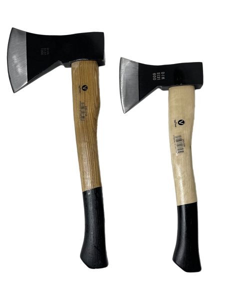 VaGo-Tools Beil Gartenaxt Spaltaxt Spaltbeil Holzstiel 2-teiliges Set Axt 600 1000 g, 240-006/010_fv