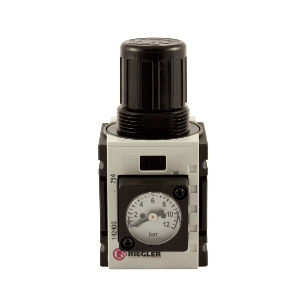Riegler Druckregler »FUTURA-mini«, Kompaktmanometer, BG 0, G 1/4, 0,1-4 bar, 142399