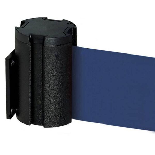Stein HGS Wandgurtkassette "Beltrac Wall Mount L" aus Aluminium, 3,7m, chrom gebürstet, dübelbar, orange, 1575111
