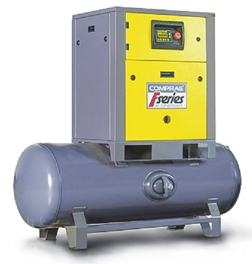 Comprag Schraubenkompressor, FR-0310, Basisversion mit Behälter ohne Kältetrockner, 0,38 m³/min, 10 bar, 11410004
