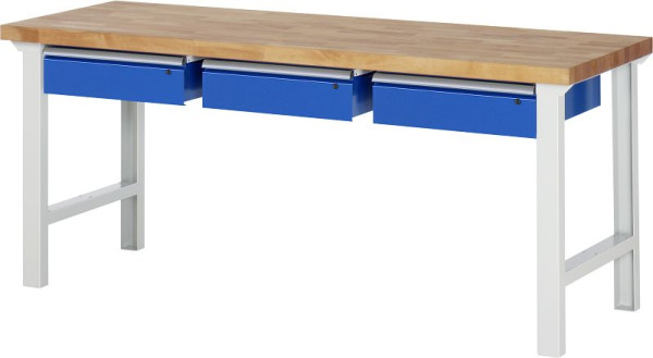 RAU Werkbank Serie 7000 - Modell 7003-1, B2000 x T700 x H840 mm, 03-7003A1-207B4S.11