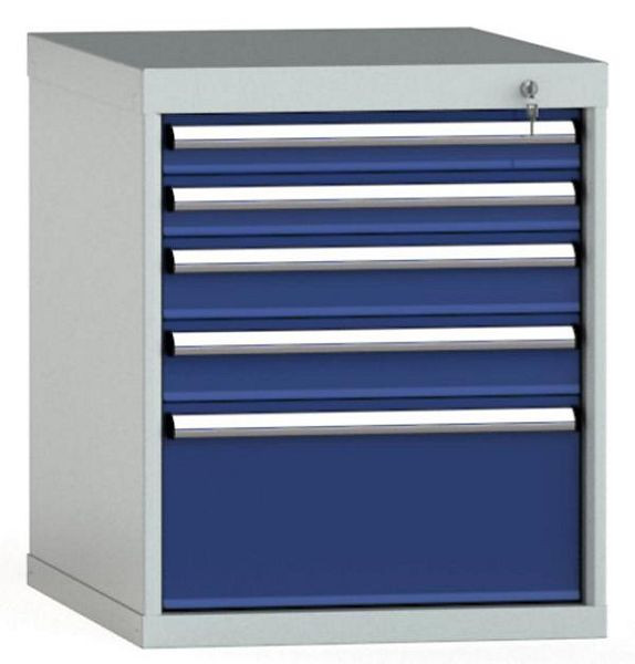 KLW Schubladenschrank 700 x 572 x 750 mm H x B x T, Einbaumaß: 600 mm, Einteilung: 27x36 Einheiten, EA / 100 kg, SEB0700-05EP-001