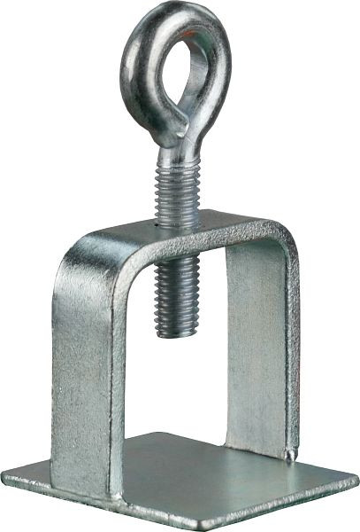 Schake Schilderklemme, verzinkt, ohne Ösen / Haken, für 40 x 40 mm / Ø 42 mm Schaftrohr, 31310