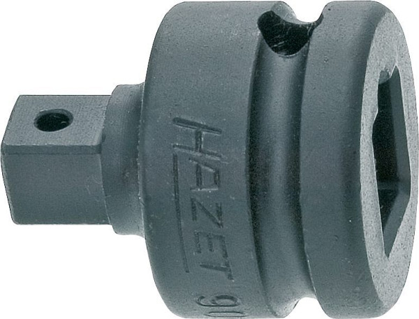 Hazet Reduzierstück, Vierkant hohl 12,5 mm (1/2 Zoll), Vierkant massiv 10 mm (3/8 Zoll), Norm: DIN 3121, 9007S