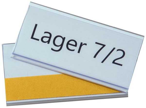 Eichner Etikettenhalter selbstklebend, Maße: 80 x 100 mm, VE: 100 Stück, 9218-03464