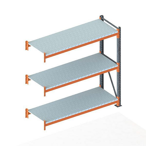 Meta Großfachregal AR 2200x2225x800 mm, verzinkt/RAL 2001, 200188558