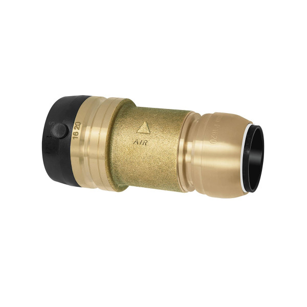 Riegler Reduzier-Verbinder, Messing, »sharkbite«, 22 mm, für Rohr-Außen-ø 15 mm, 117051