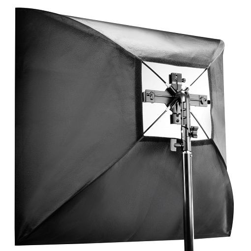 Walimex Set 4-fach Blitzhalter inkl. Softbox 90x90cm, 1018656