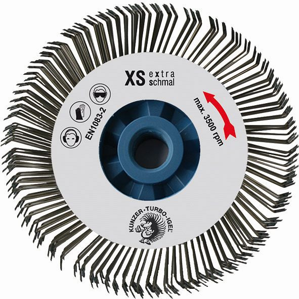 Kunzer Turbo Igel XS, 5 Stück und Dorn (extra schmal), 7TIXS06