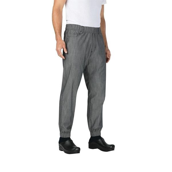 Chef Works Urban Jogger 257 Kochhose schwarz-weiß gestreift L, BB300-L