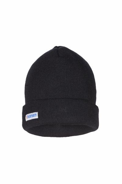 Planam Zubehör Thinsulatemütze mit Umschlag, schwarz, Universalgröße, 6036052