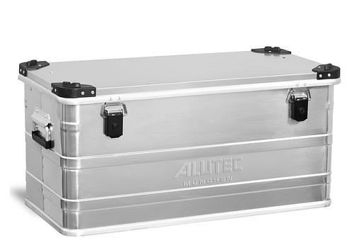 DENIOS Aluminiumbox Industry, mit Stapelecken, 92 Liter Volumen, 136692
