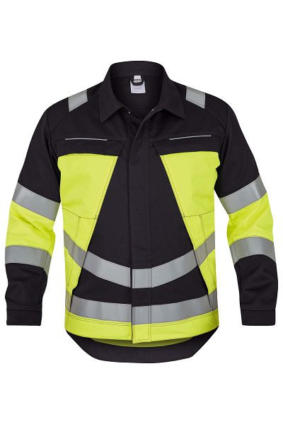 ROFA Jacke teils 2-lagig 2429, Größe 56, Farbe 487-anthrazit-leuchtgelb, 2652429-487-56