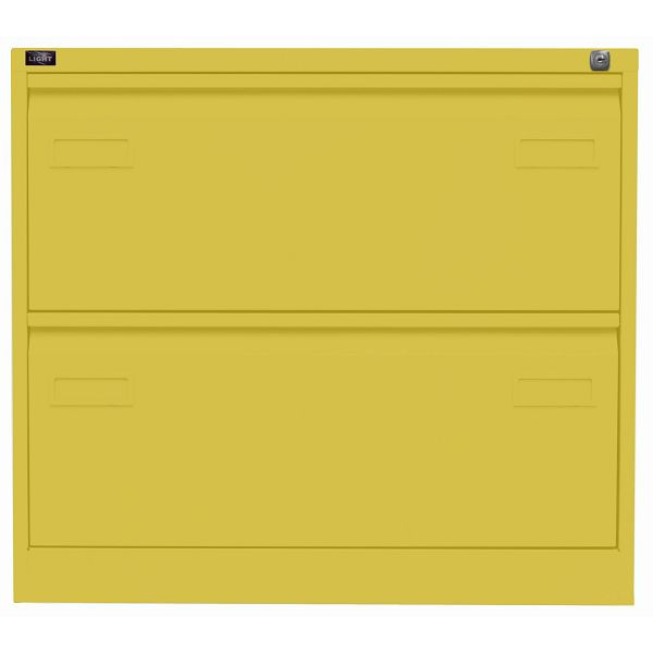 Bisley LIGHT Hängeregistraturschrank LIGHT, doppelbahnig, 2 HR-Schubladen, 677 tickleweed, CDF2677