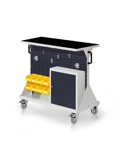 Kappes RasterMobil Größe 2 RAL 7035/7016, H 930 x B 1000 x T 500 mm, 7020.04.1024