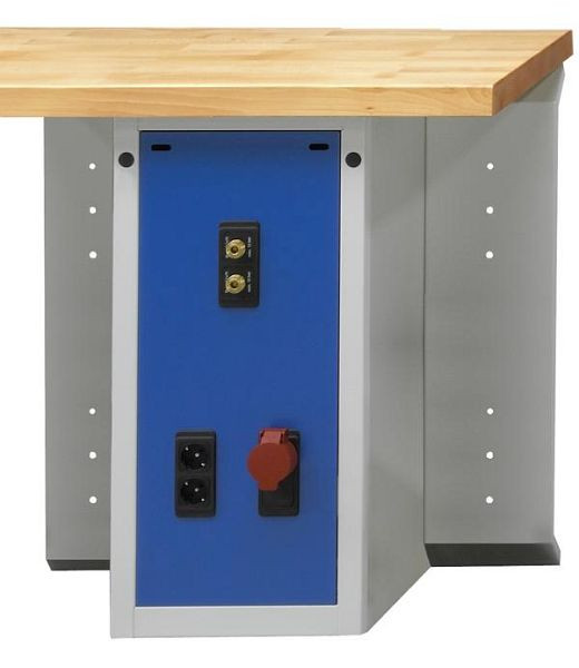 ANKE Werkbänke Energieblock, 380 x 615 x 850 mm, RAL 7035/5010, Version 4, 900.251