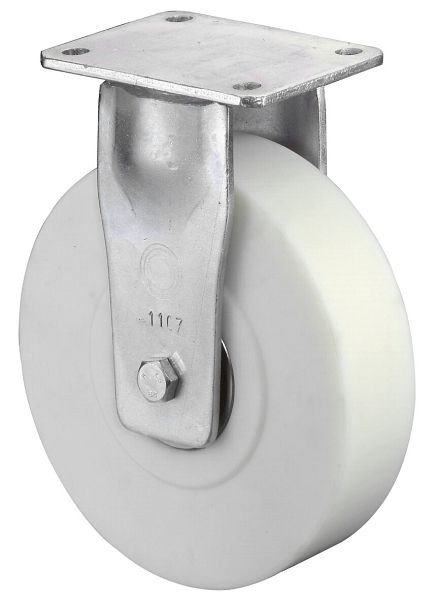 BS Rollen Schwerlastrolle, Rad-Breite 55 mm, Rad-Ø 200 mm, Tragfähigkeit 1500 kg, Lauffläche/Radkörper Polyamid gegossen, Kugellager, RR110.B16.200