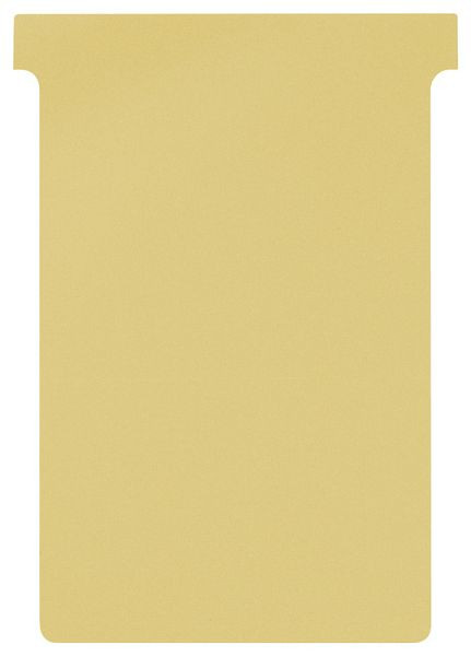 Eichner T-Karten für alle T-Card Systemtafeln - Größe XL, Gelb, VE: 100 Stück, 9096-00021