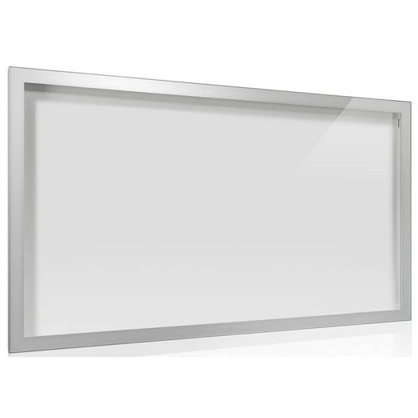 Stein HGS Schaukasten -Infomedia CL- mit Sicherheitsschloss, Scriptblech, weiß, 250mm/230mm, Passepartout in RAL 7035 lackiert, Maße (B x H): 2150 x 1240 mm, 21140-02031