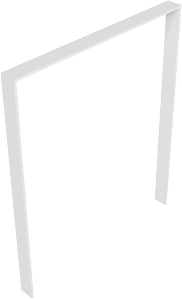 Schake Anlehnbügel aus Flachstahl 80 x 12 mm, ohne Querholm, Gesamtbreite: 1000 mm, feuerverzinkt, 452_100