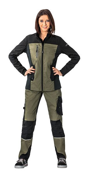 Planam Norit Damen Hybridjacke, oliv/schwarz, Größe 36, 6515036