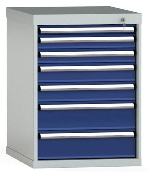 KLW Schubladenschrank 800 x 572 x 750 mm H x B x T, Einbaumaß: 300 mm, Einteilung: 27x36 Einheiten, SEB0800-07EP-001