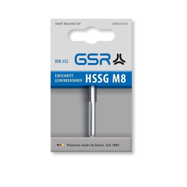 GSR Einschnittgewindebohrer EGB DIN 352 A HSS-G M 10, 00702230