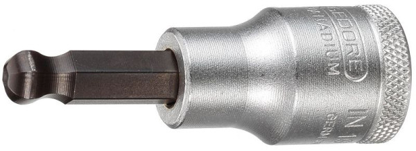 GEDORE Schraubendrehereinsatz 1/2'' mit Kugelkopf, für Innensechskantschrauben, 6 mm, 2219336